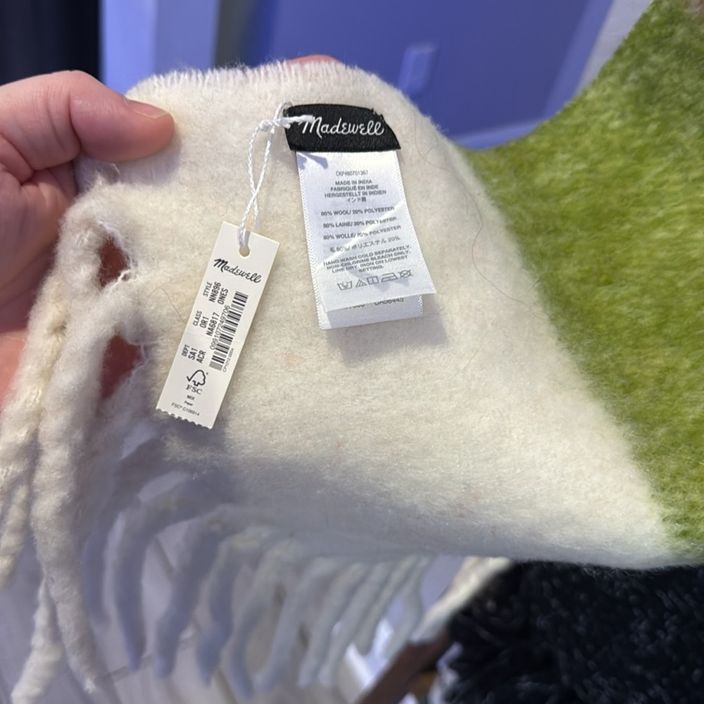 Madewell wool brushed scarf - Picture 4 of 4